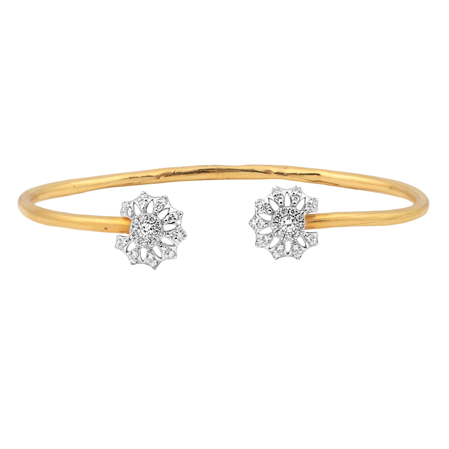 0.57ct Natural Diamond Pavé Bangle
