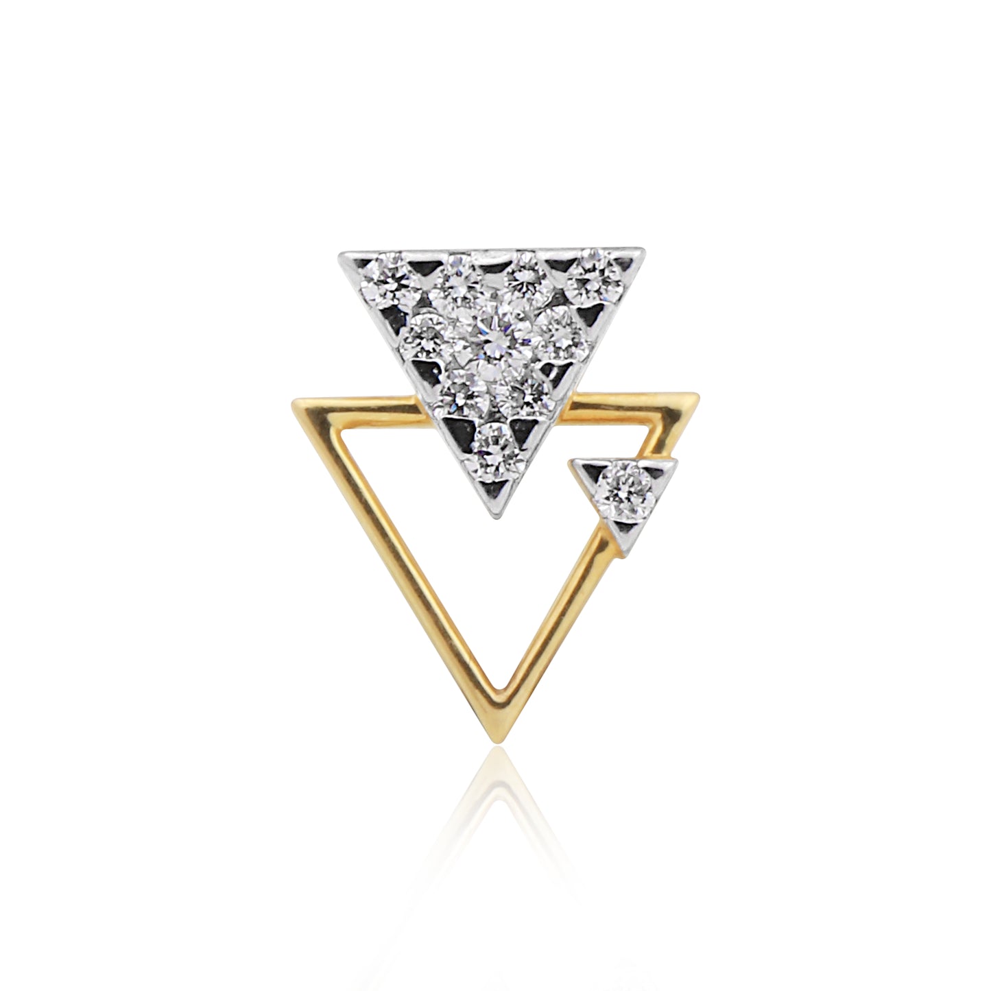 IGI Certified Natural G-H-I VS Diamond Pendant 1.12 ct 18K Gold Necklace
