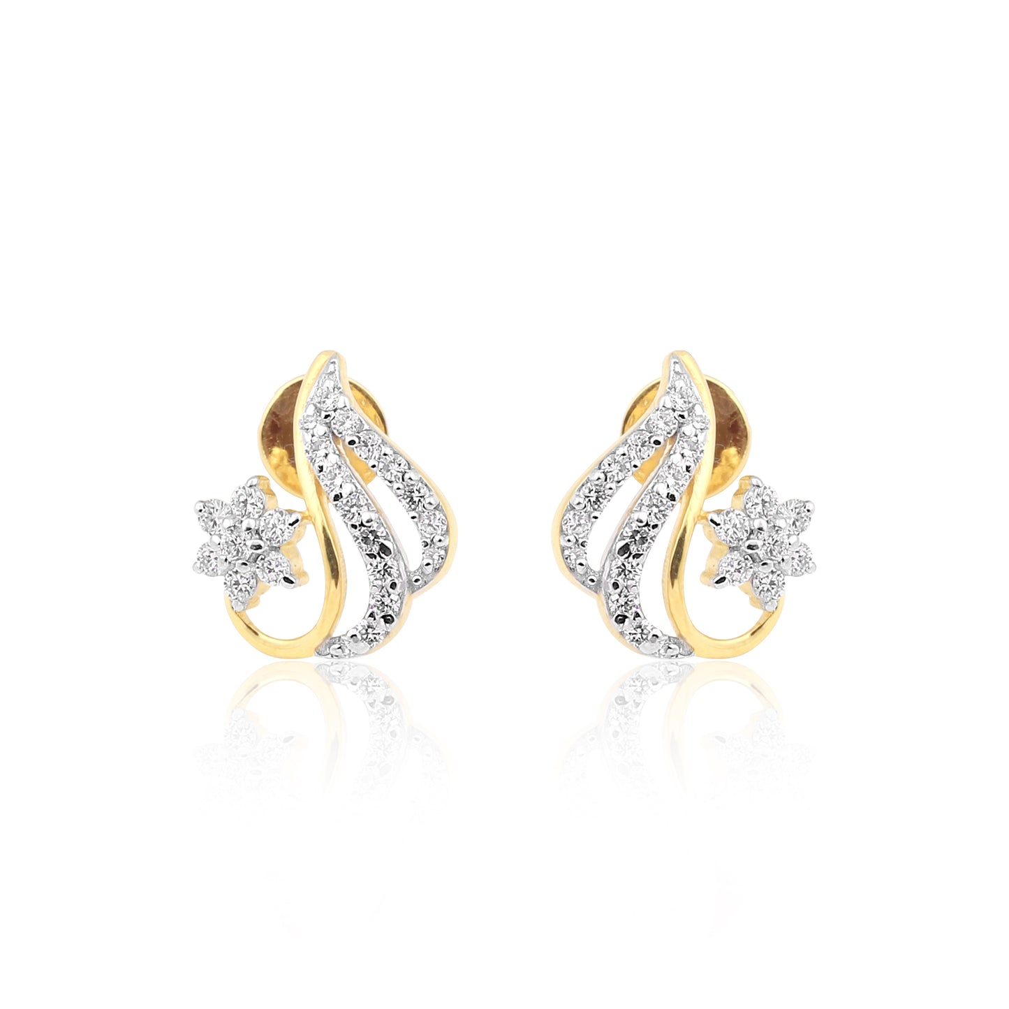 IGI Certified Diamond Pendant Set 0.66 Ct 18K Gold G-H VS Gift for Women