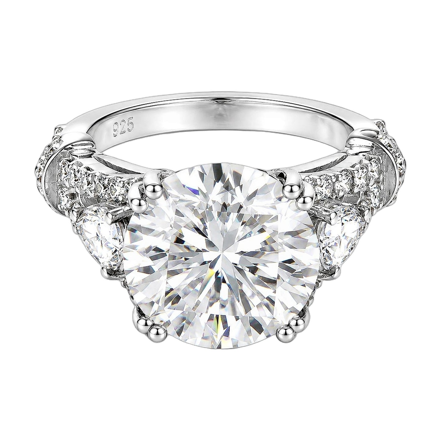 9.25 ct White Round