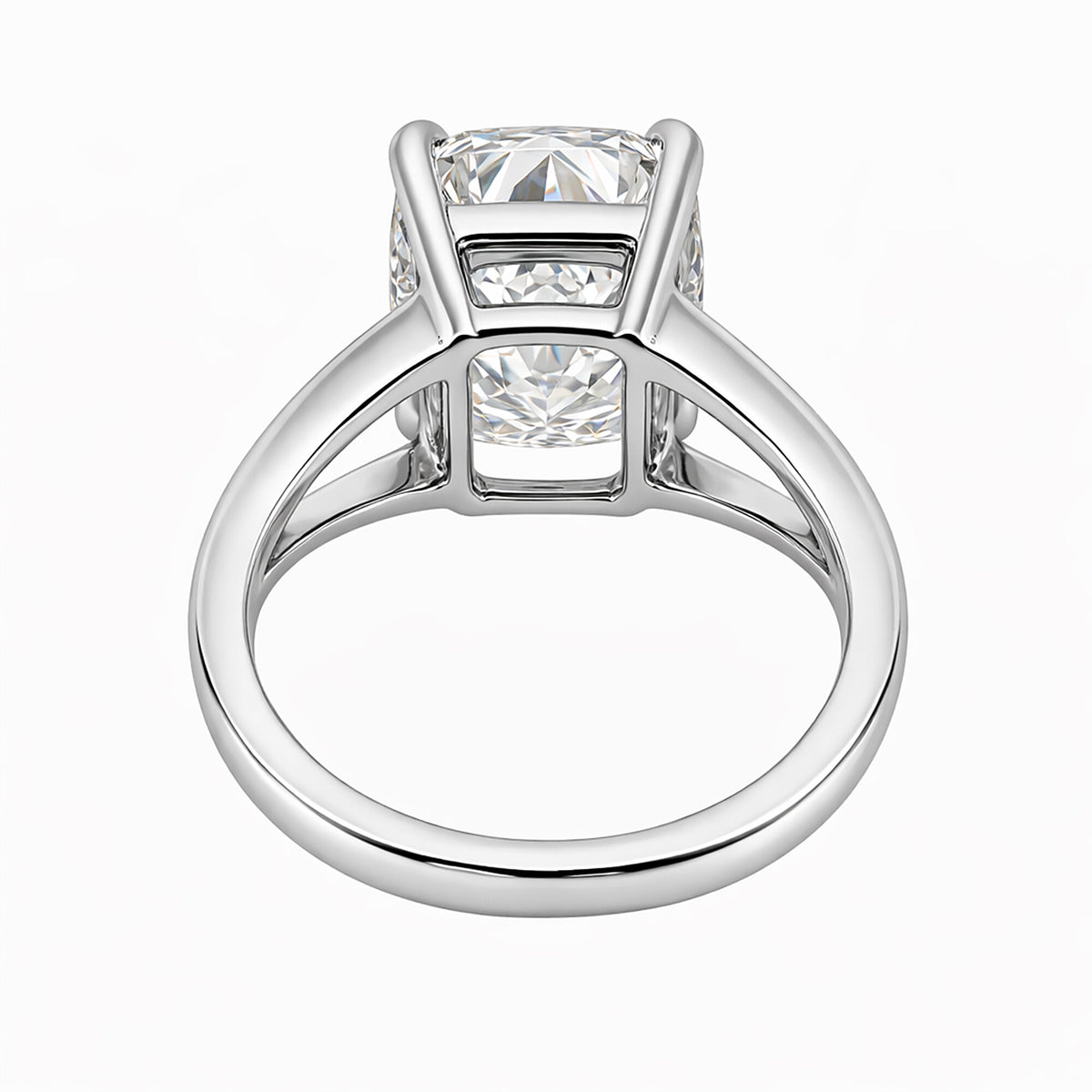 IGI Certified Lab Grown Diamond Cushion-Cut Ring — Solid 14K and 18K Gold