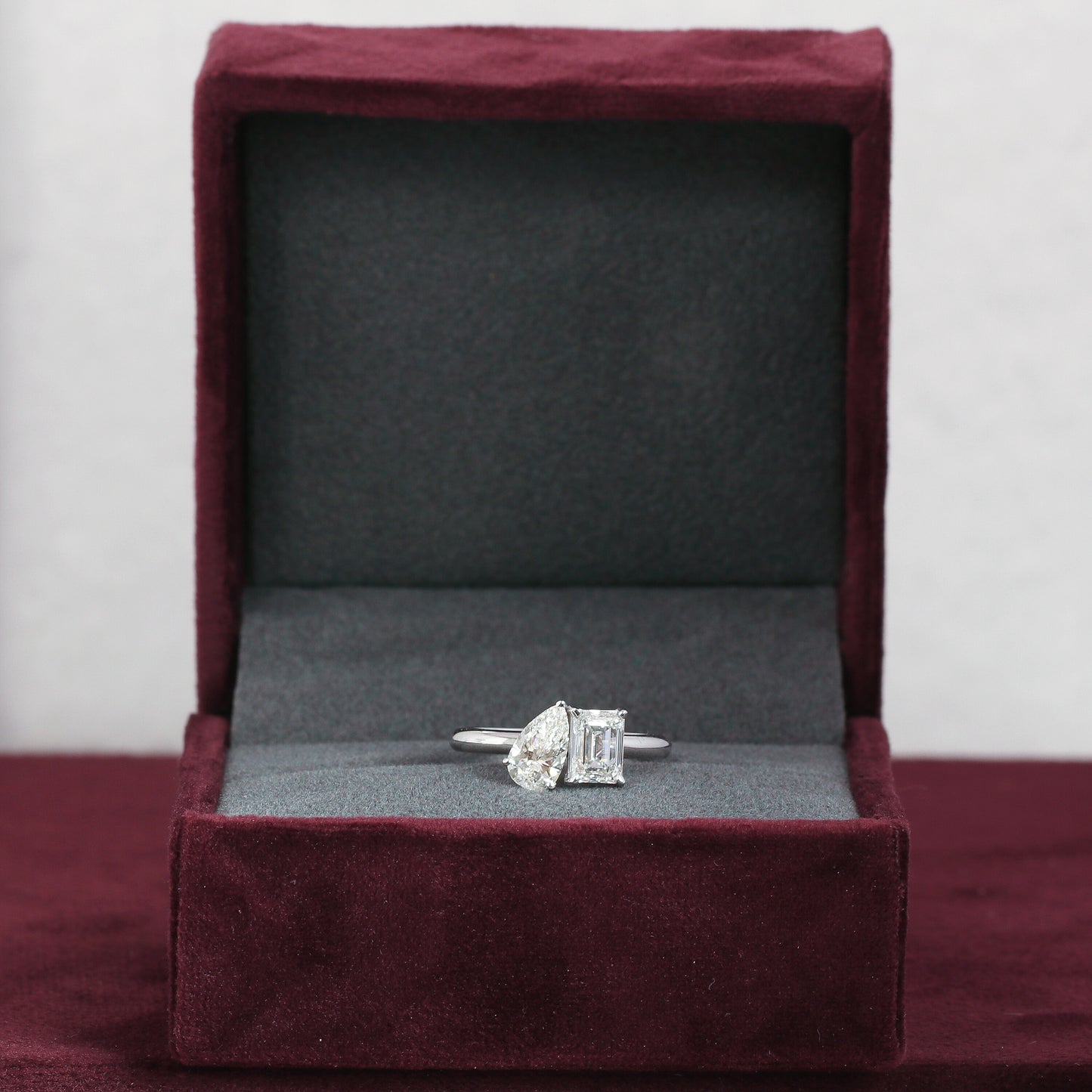IGI Certified Lab Grown Diamond Emerald-Cut Ring — Solid 18K Gold