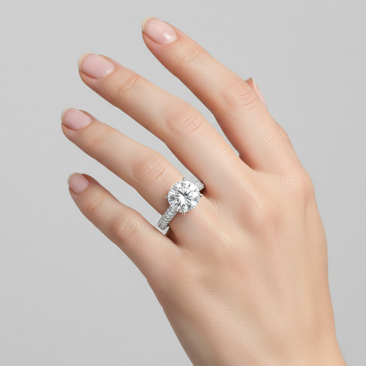IGI Certified Lab Grown Diamond Round Solitaire Ring, 0.75ct — 14K/18K Solid Gold
