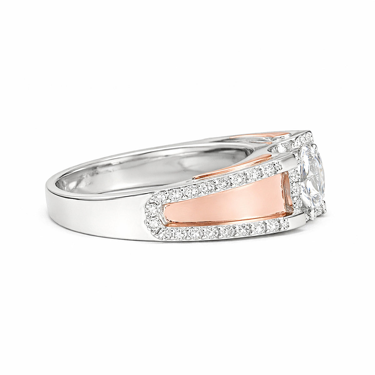 IGI Certified Lab Grown Diamond Round Halo Ring, 0.69ct tw — 14K/18K Solid Gold