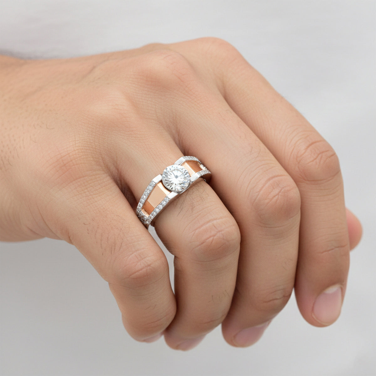 IGI Certified Lab Grown Diamond Round Halo Ring, 0.69ct tw — 14K/18K Solid Gold
