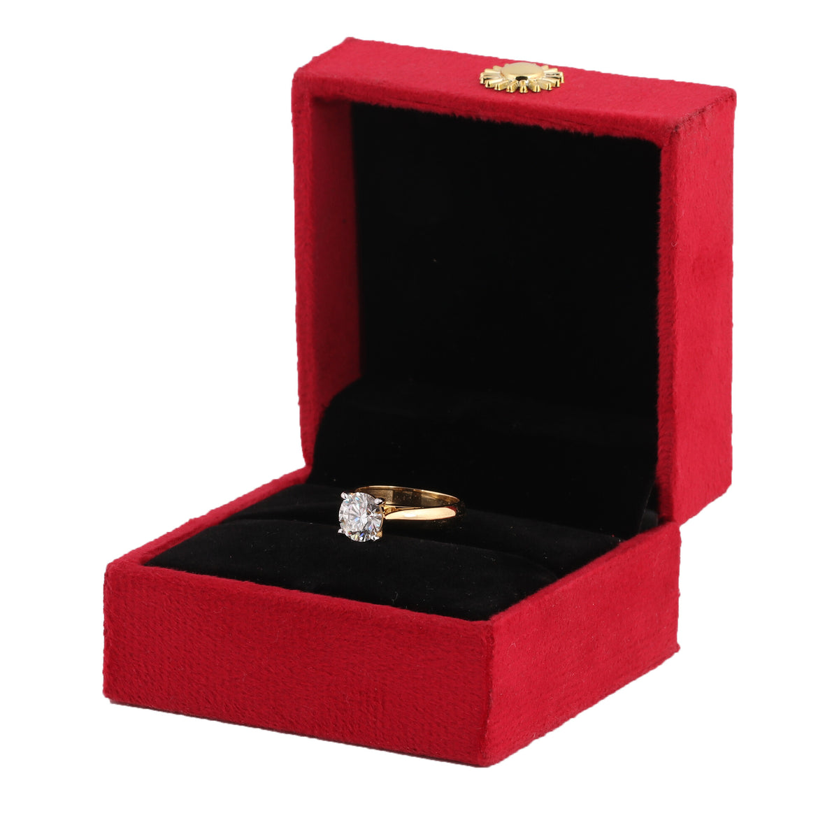 IGI Certified Lab Grown Diamond Round-Cut Solitaire Ring — 18K Solid Gold