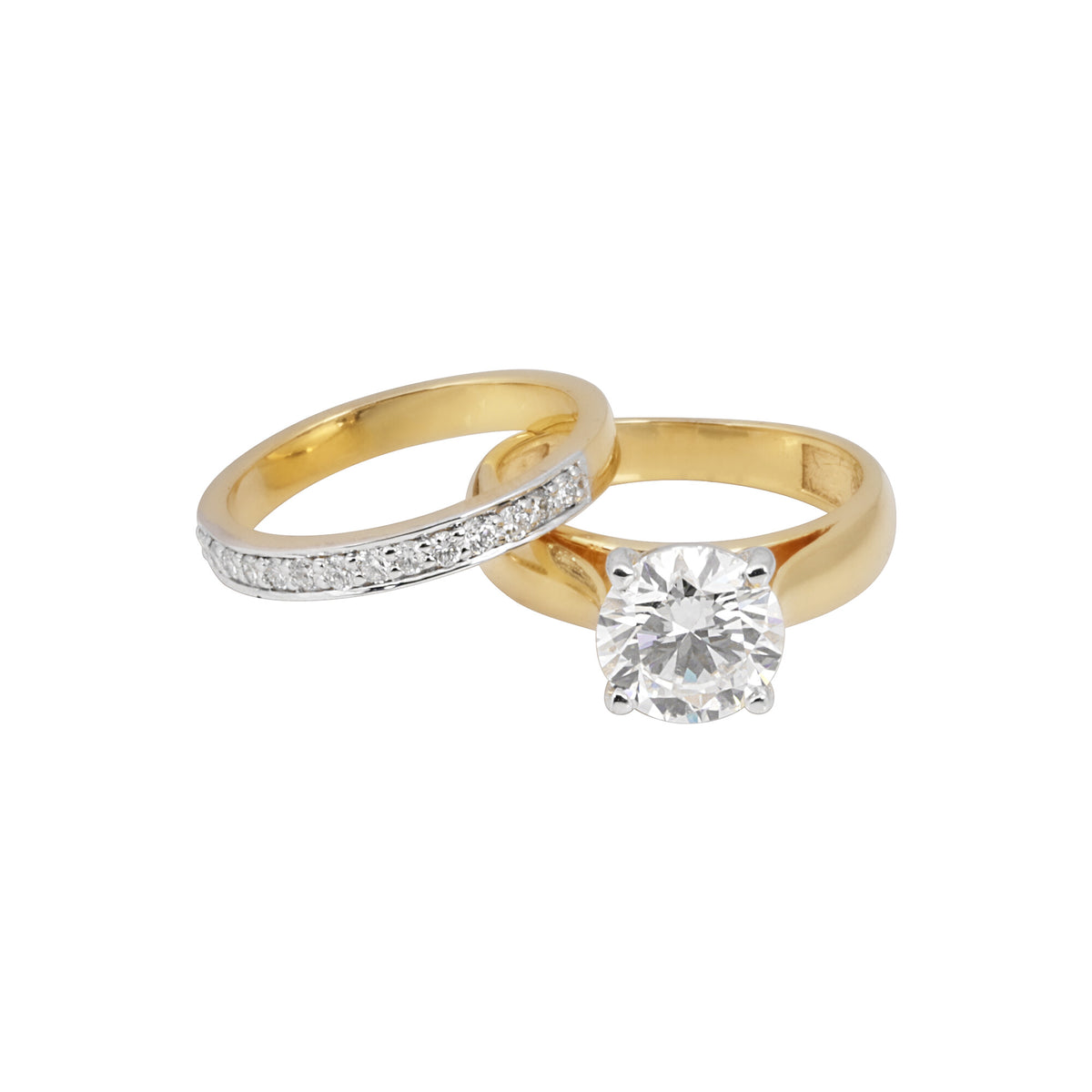 IGI Certified Lab Grown Diamond Round Cluster Ring, 0.24ct tw — 18K Solid Gold