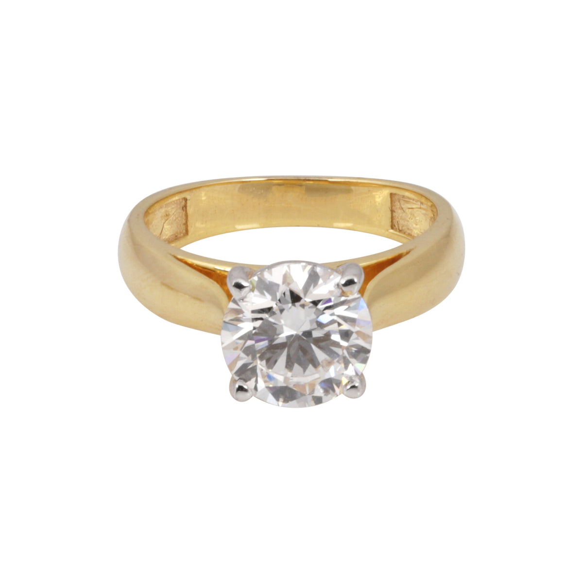 IGI Certified Lab Grown Diamond Round Cluster Ring, 0.24ct tw — 18K Solid Gold