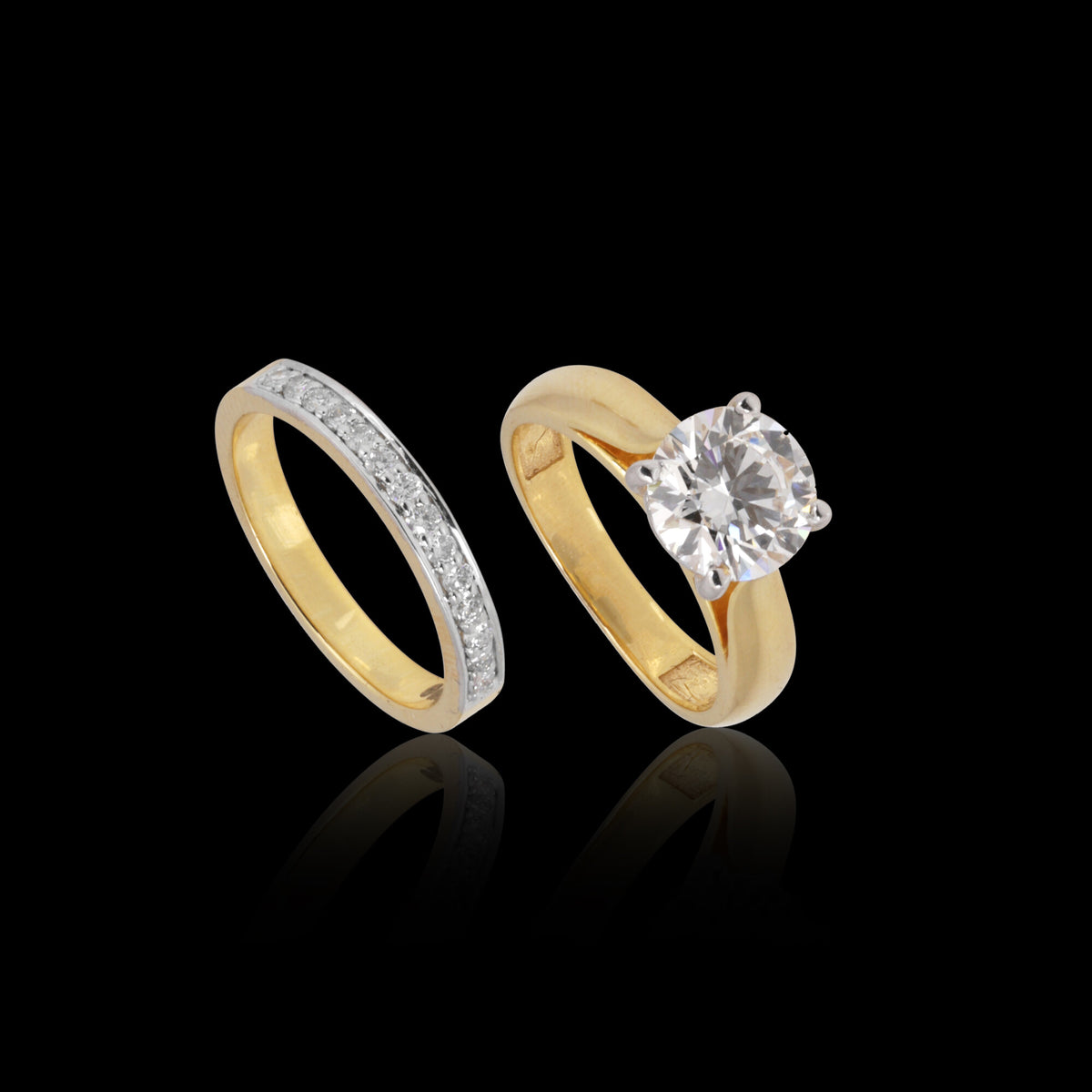IGI Certified Lab Grown Diamond Round Cluster Ring, 0.24ct tw — 18K Solid Gold