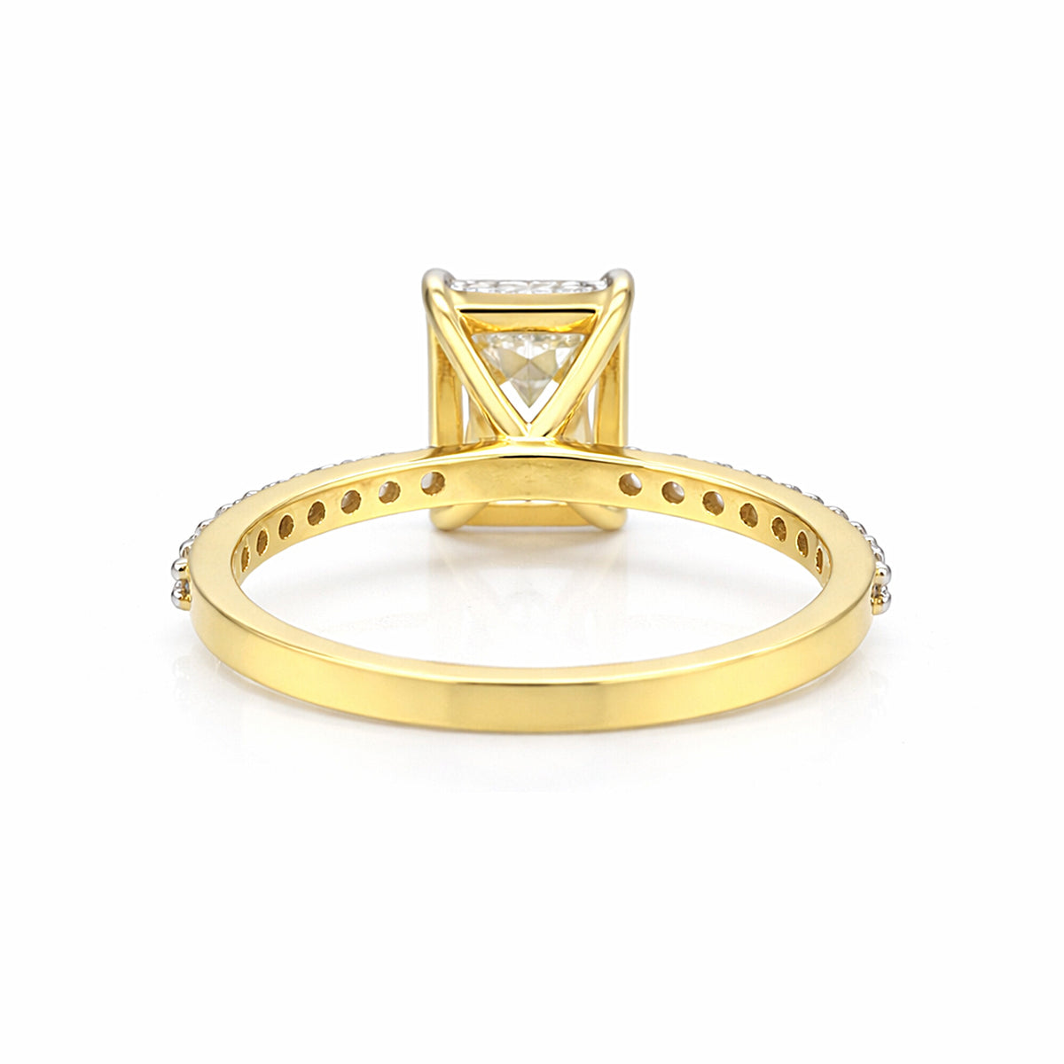 GIA-Style Certified Natural Pink Ruby Round-Cut Ring with Diamond Accents — Solid 14K and 18K Gold