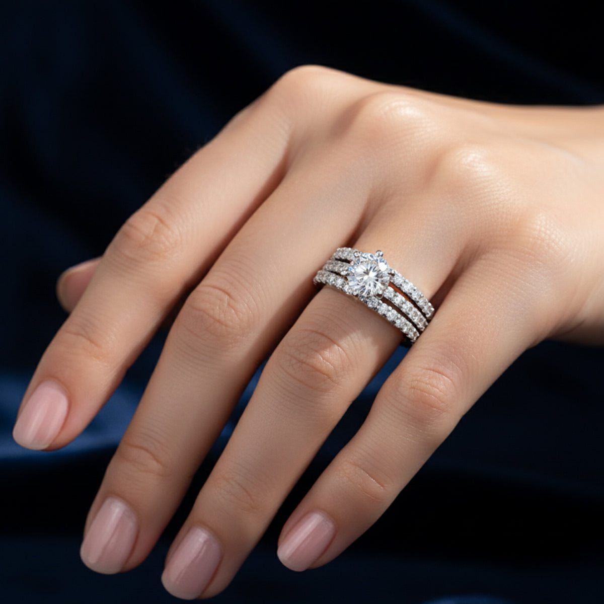 IGI Certified Lab Grown Diamond Round-Cut Ring — Solid 14K and 18K Gold