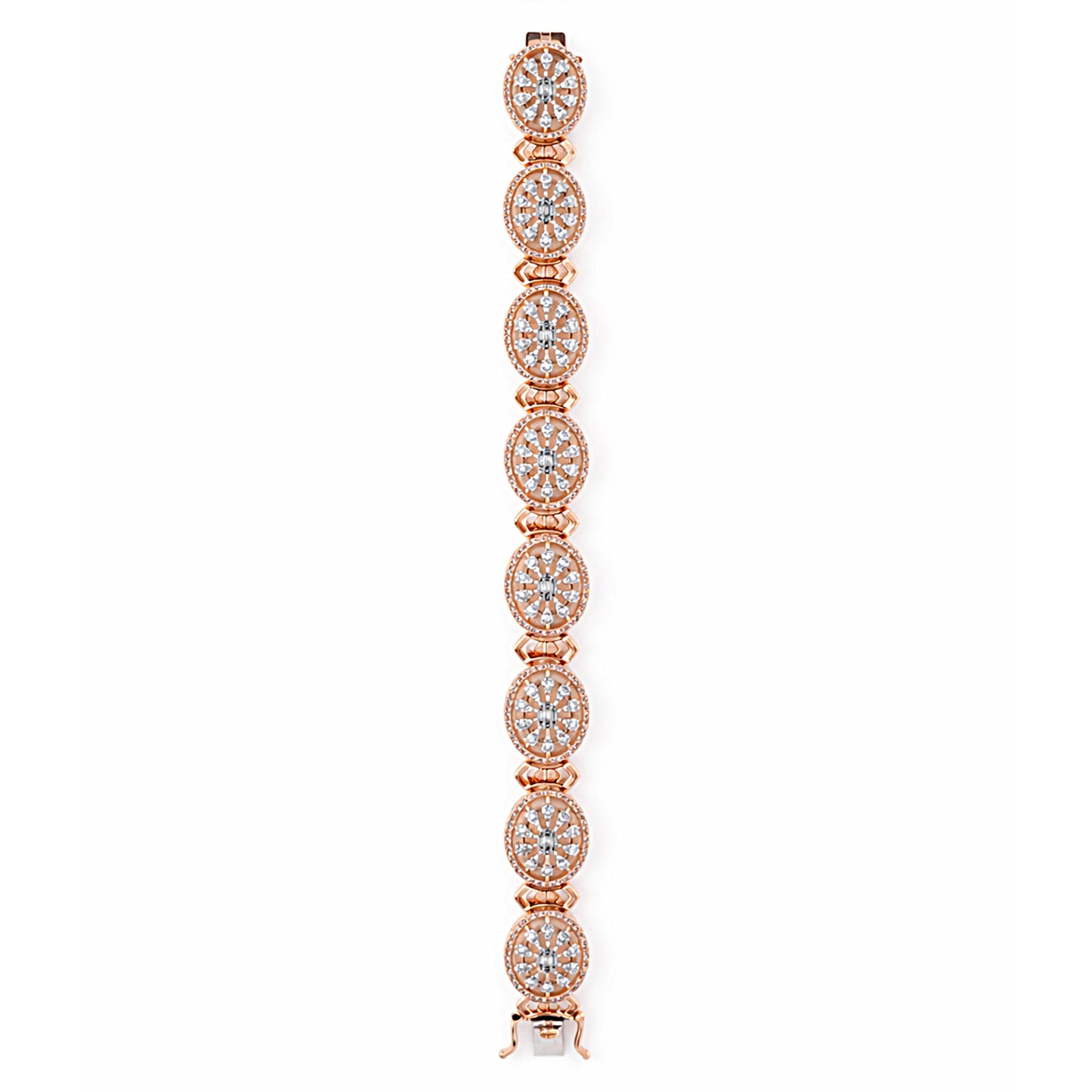IGI Certified Lab Grown Diamond Tennis Bracelet — 14K/18K Solid Gold, 3.6 Carat