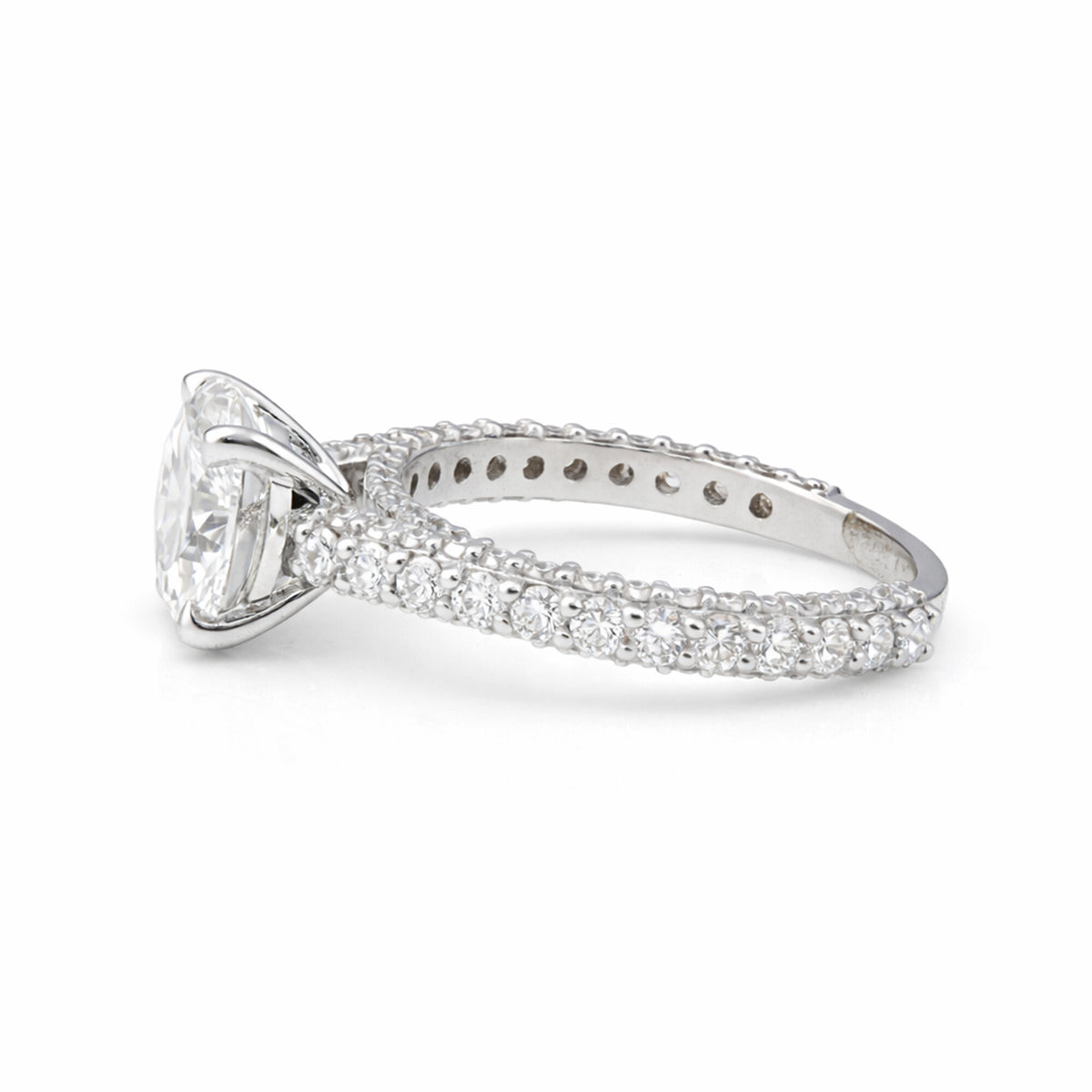 IGI Certified Lab Grown Diamond Round-Cut Ring — Solid 14K and 18K Gold