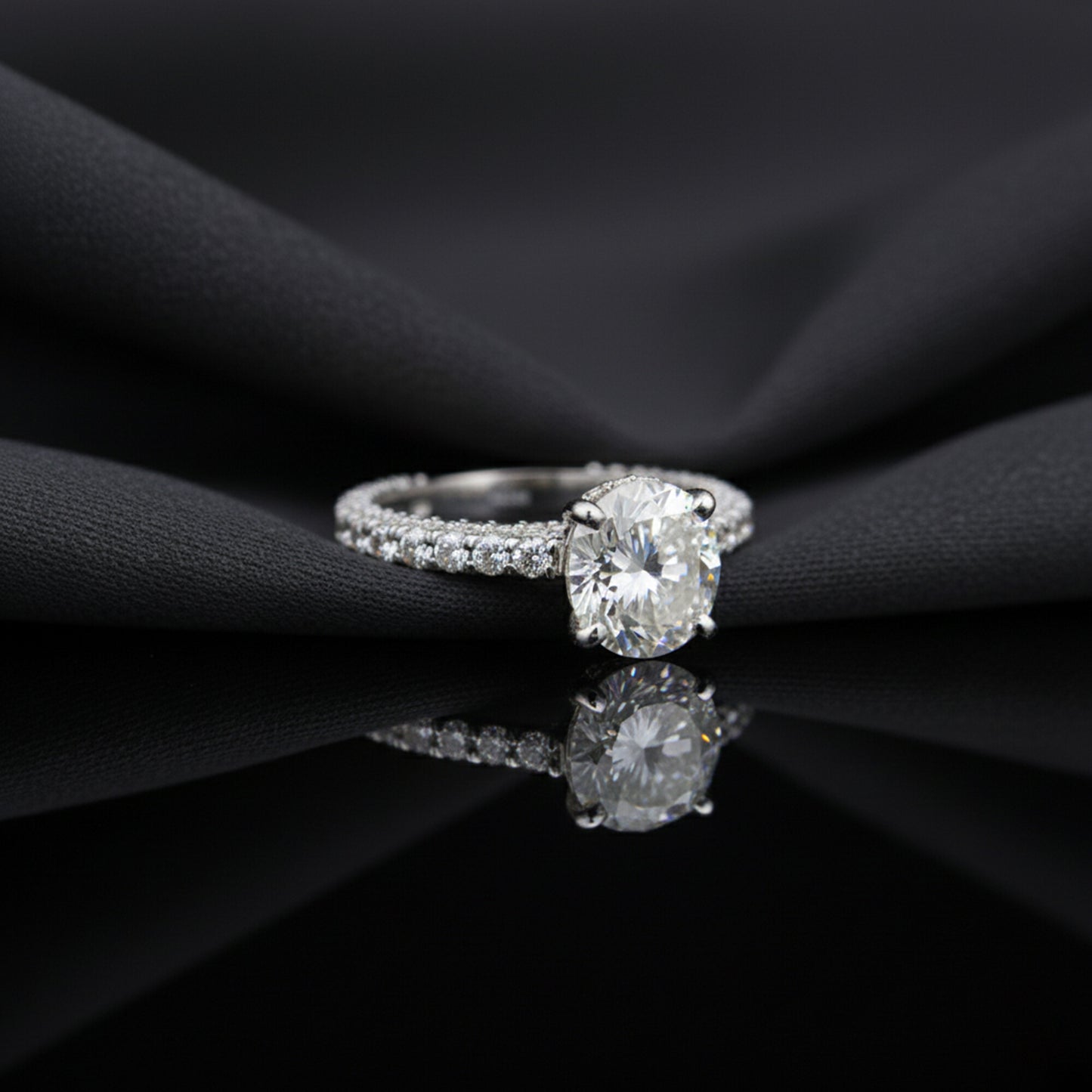 IGI Certified Lab Grown Diamond Round-Cut Ring — Solid 14K and 18K Gold