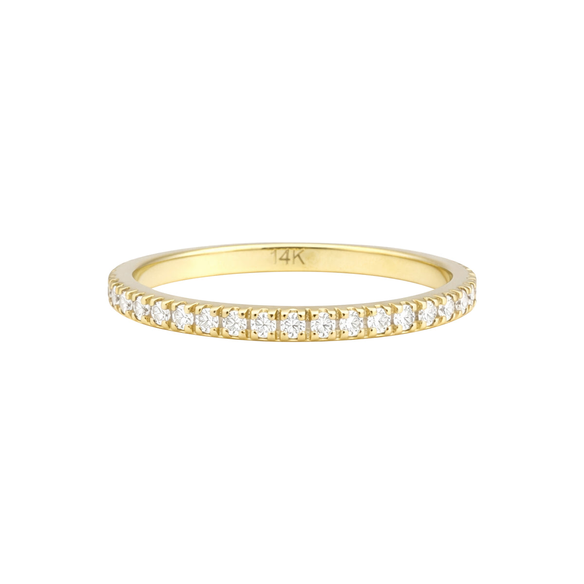 IGI Certified Lab Grown Diamond Round-Cut Ring — Solid 14K and 18K Gold