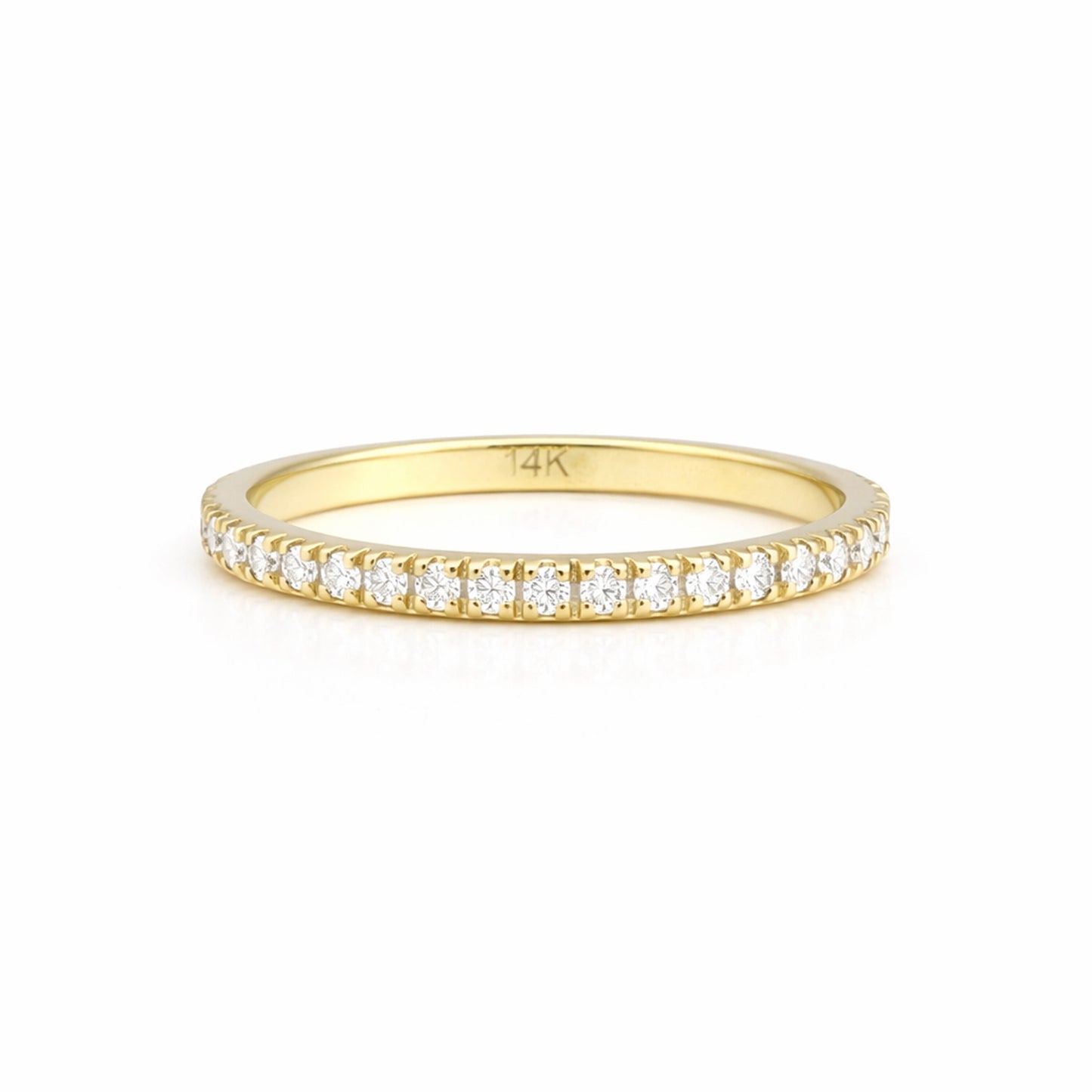 IGI Certified Lab Grown Diamond Round-Cut Ring — Solid 14K and 18K Gold