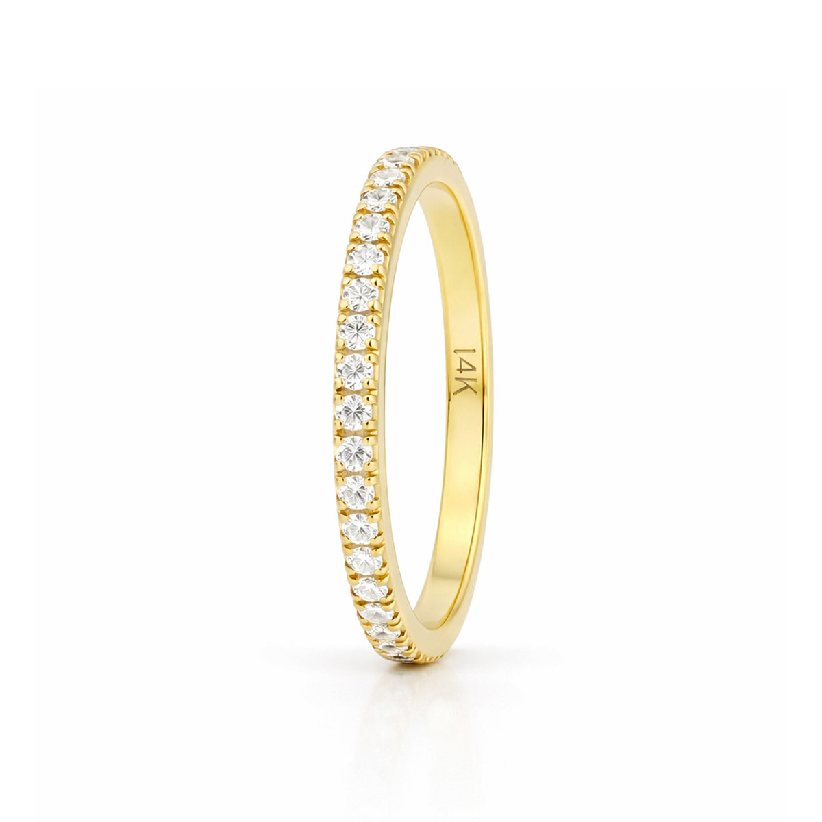 IGI Certified Lab Grown Diamond Round-Cut Ring — Solid 14K and 18K Gold