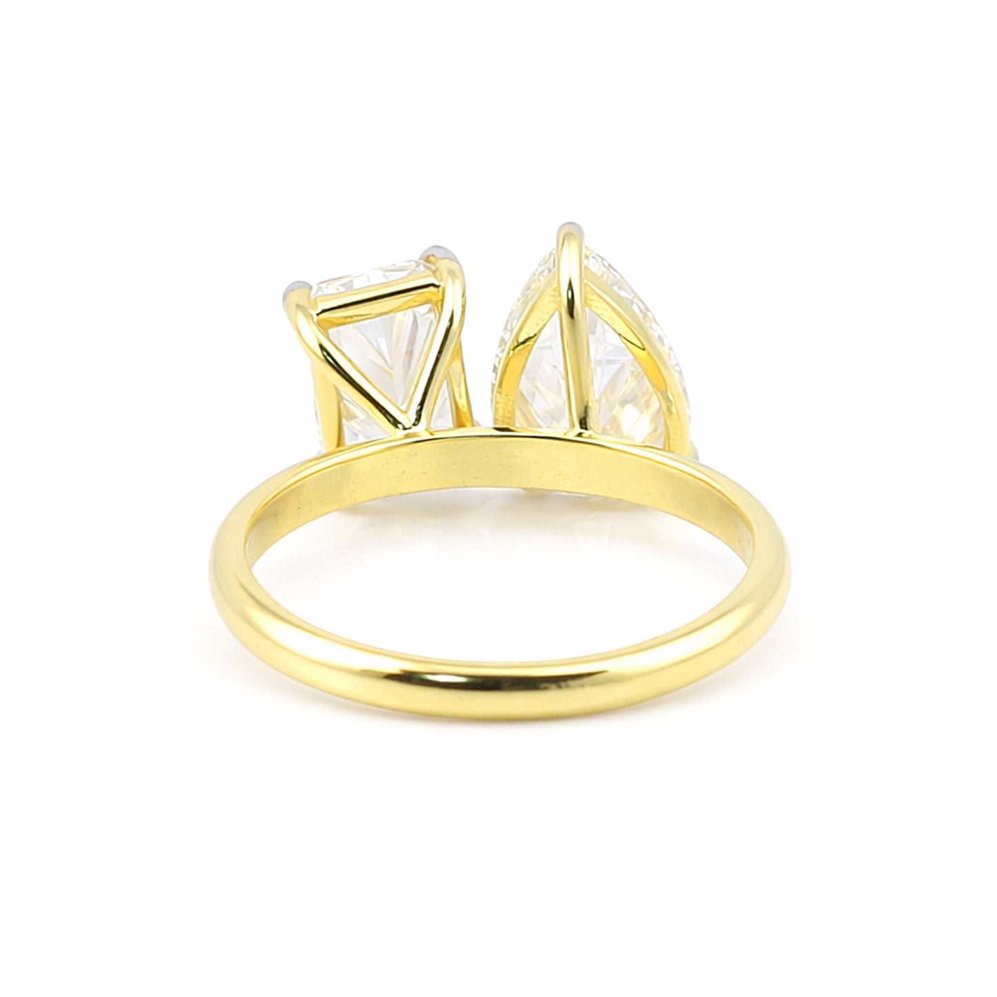 IGI Certified Lab Grown Diamond Emerald-Cut Ring — Solid 14K and 18K Gold