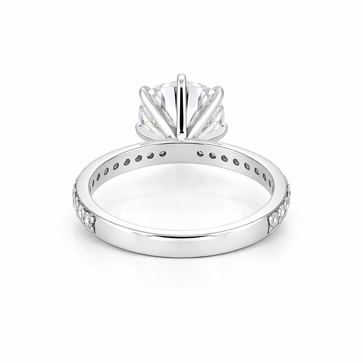 IGI Certified Lab Grown Diamond Round-Cut Ring — Solid 14K and 18K Gold