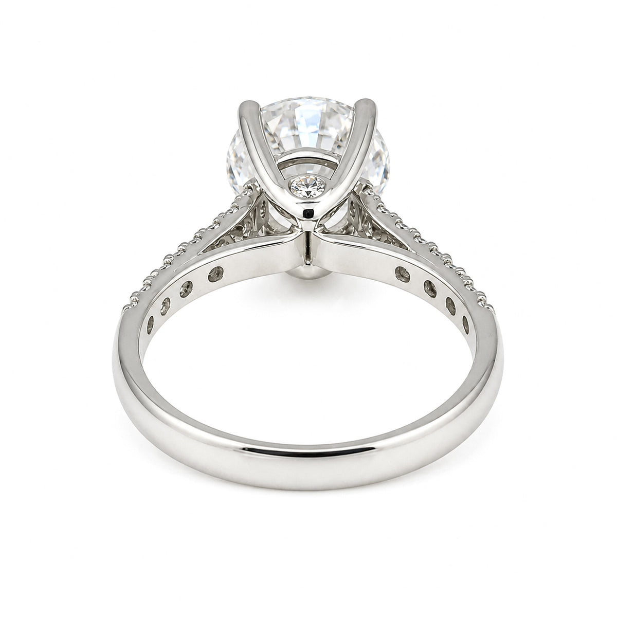 IGI Certified Lab Grown Diamond 0.427ct Round Halo Cluster (Refined) Ring — 14K/18K Solid Gold