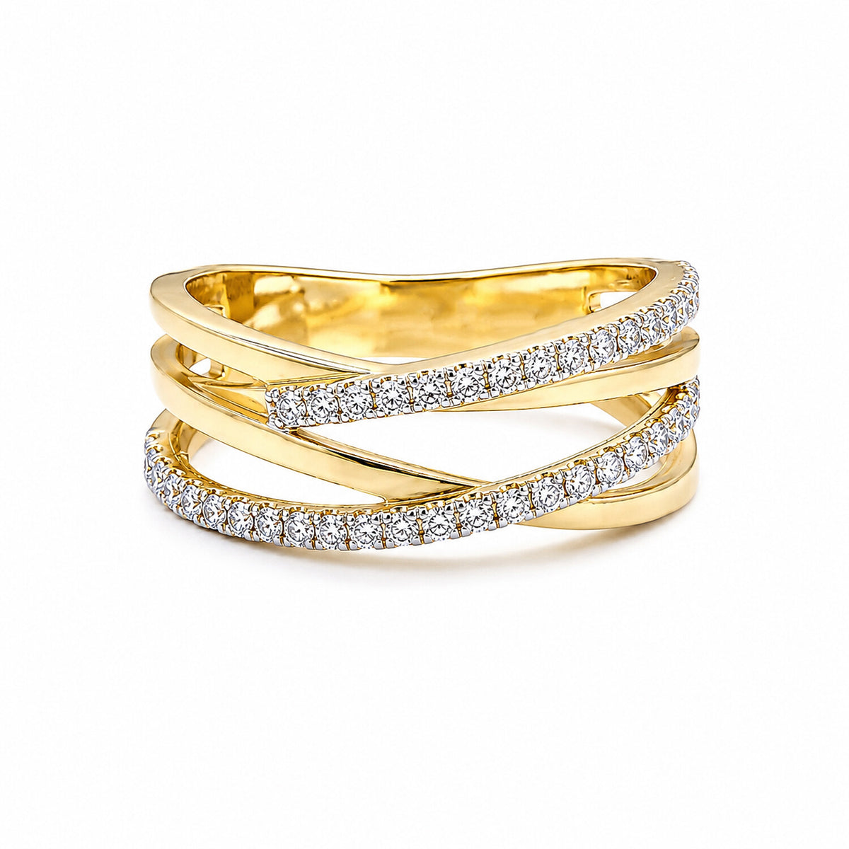 IGI Certified Lab Grown Diamond Round-Cut Ring — Solid 14K and 18K Gold