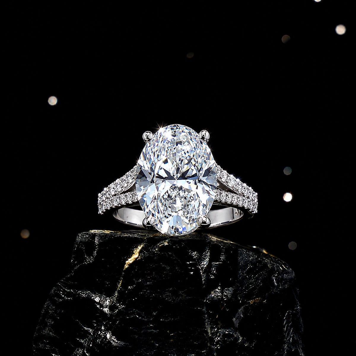 IGI Certified Lab Grown Diamond Oval-Cut Ring — Solid 14K and 18K Gold