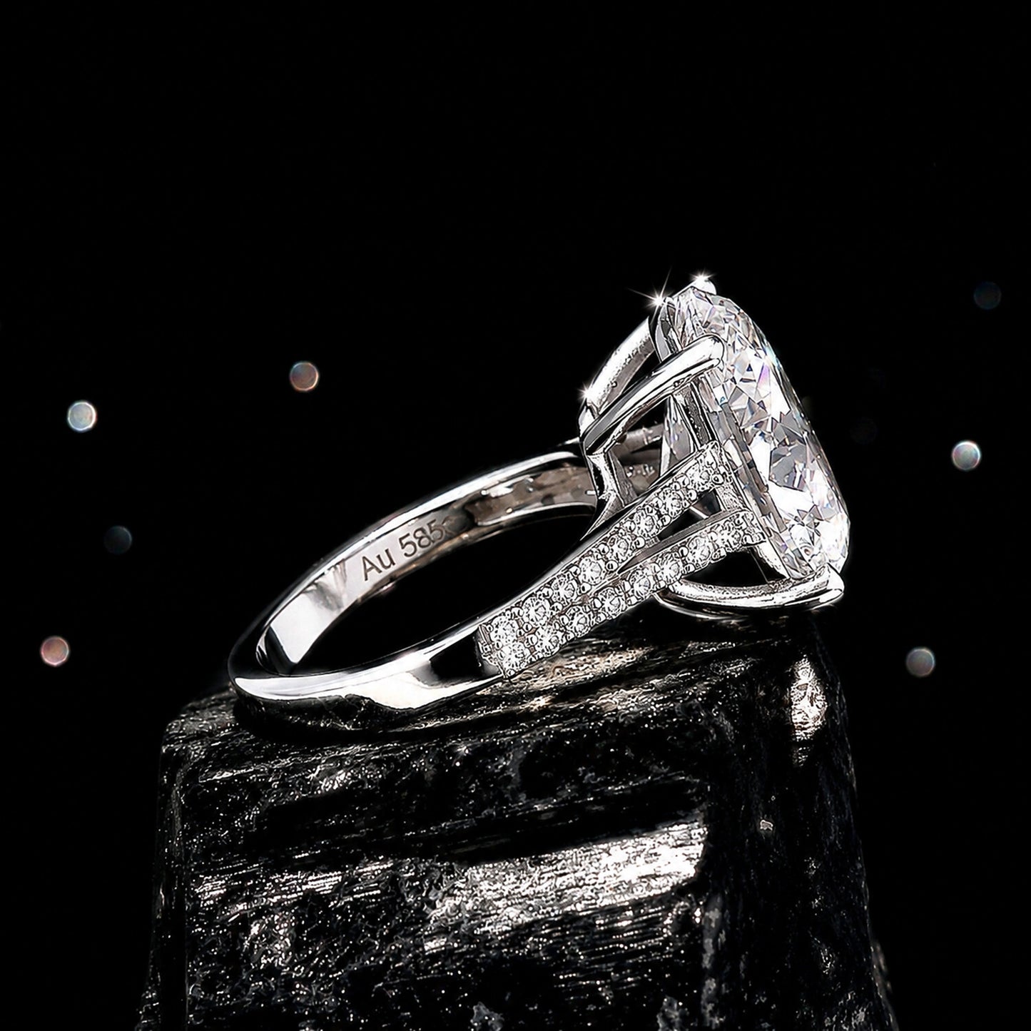 IGI Certified Lab Grown Diamond Oval-Cut Ring — Solid 14K and 18K Gold
