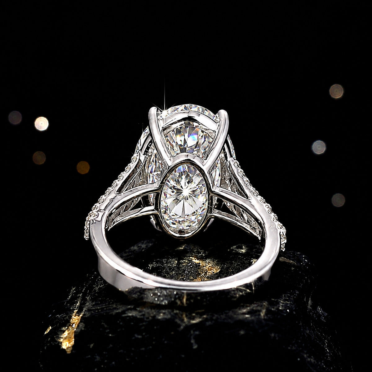 IGI Certified Lab Grown Diamond Oval-Cut Ring — Solid 14K and 18K Gold