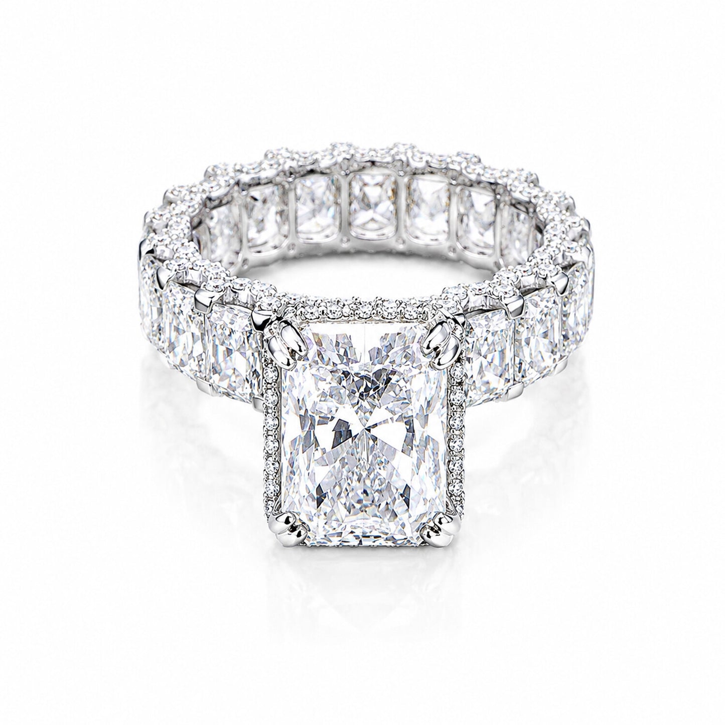 IGI Certified Lab Grown Diamond 5.06ct Round Solitaire Ring — 14K/18K Solid Gold