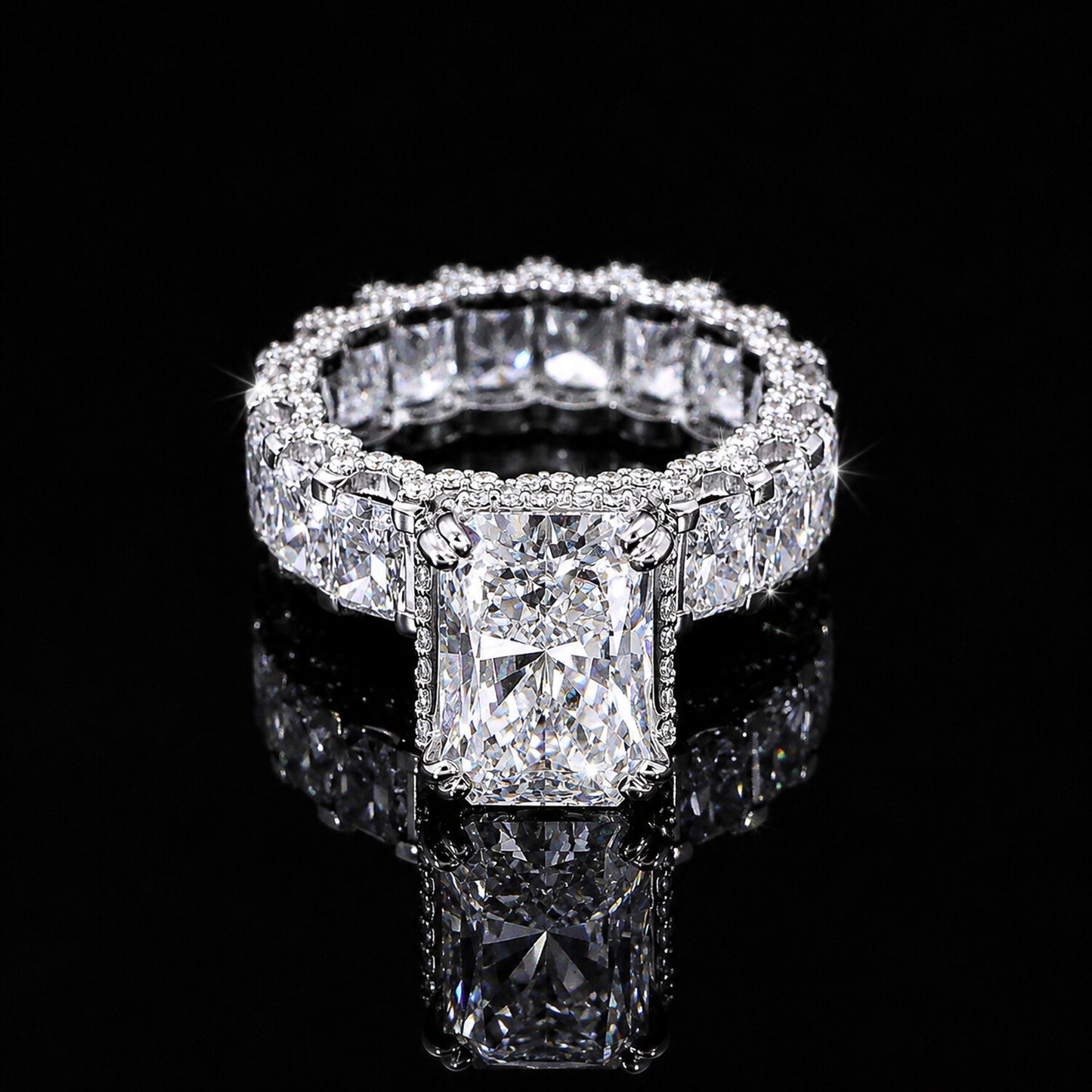 IGI Certified Lab Grown Diamond 5.06ct Round Solitaire Ring — 14K/18K Solid Gold