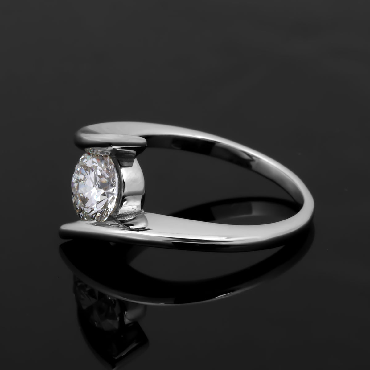 IGI Certified Lab Grown Diamond Round-Cut Ring — Solid 14K and 18K Gold
