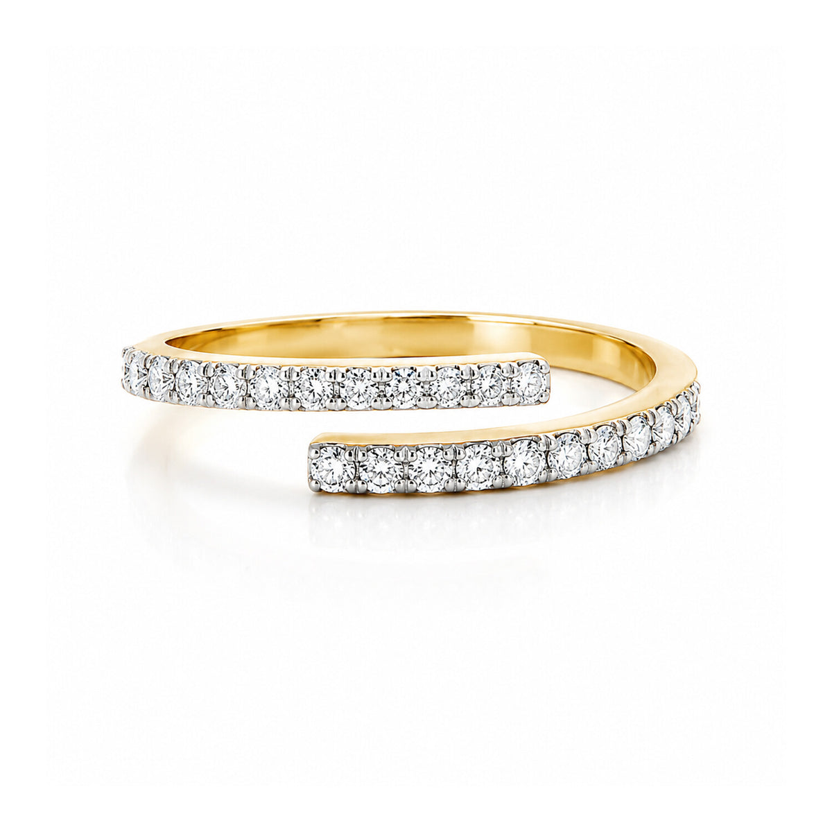 IGI Certified Lab Grown Diamond Round-Cut Ring — Solid 18K Gold