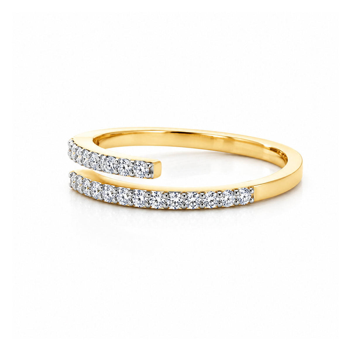 IGI Certified Lab Grown Diamond Round-Cut Ring — Solid 18K Gold