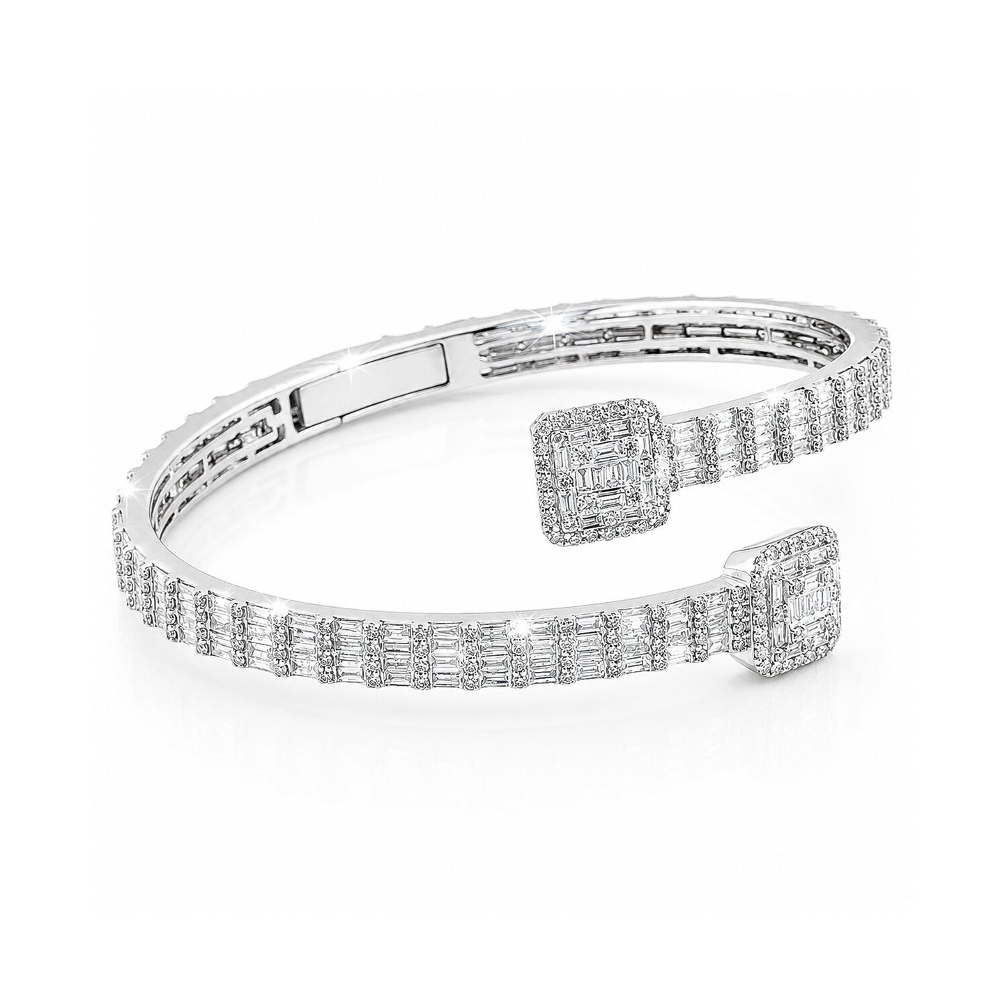 IGI Certified Lab Grown Diamond Pavé Tennis Bracelet — 14K/18K Solid Gold, 12.73 Carat