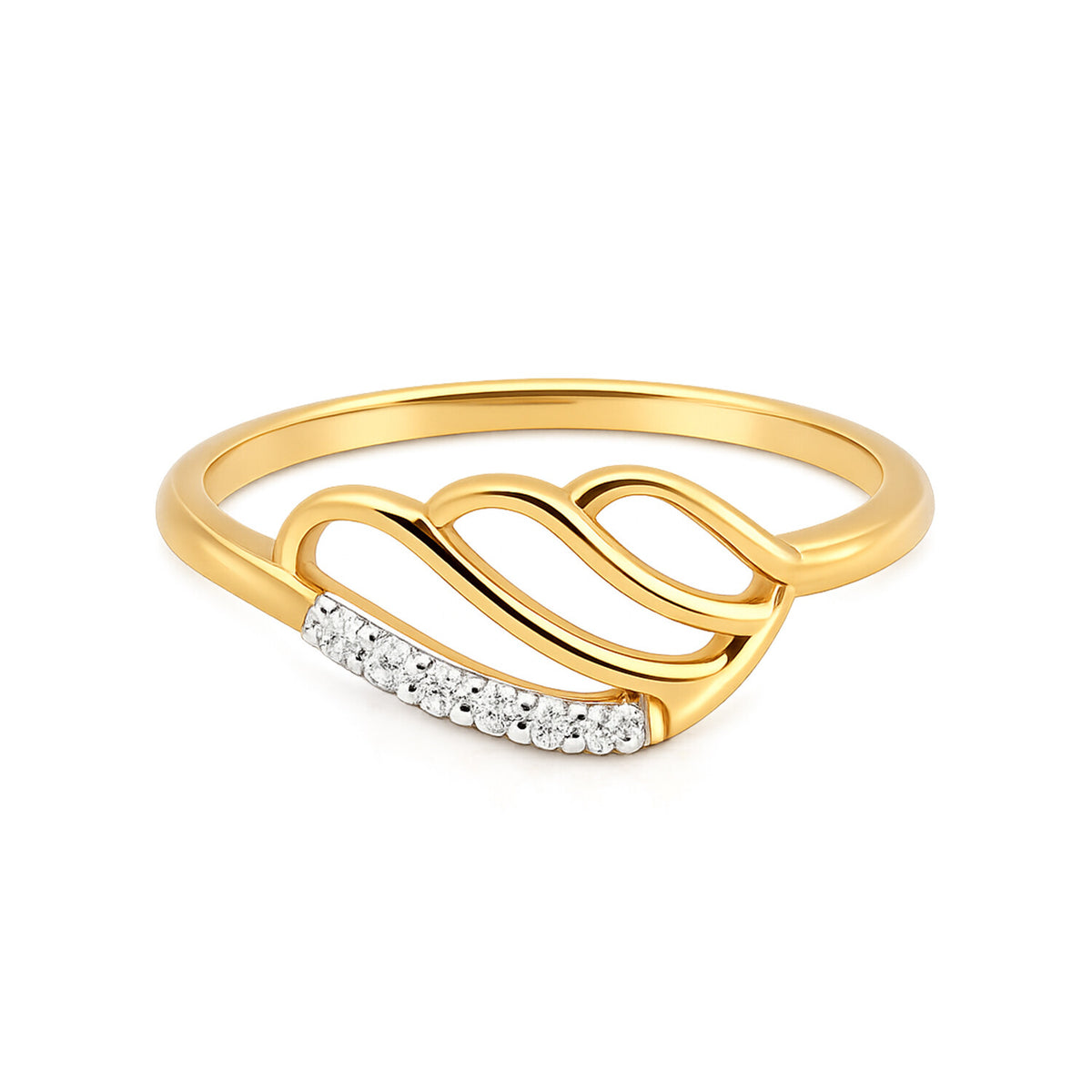 IGI Certified Lab Grown Diamond Accent Ring, 0.09ct tw — 18K Solid Gold