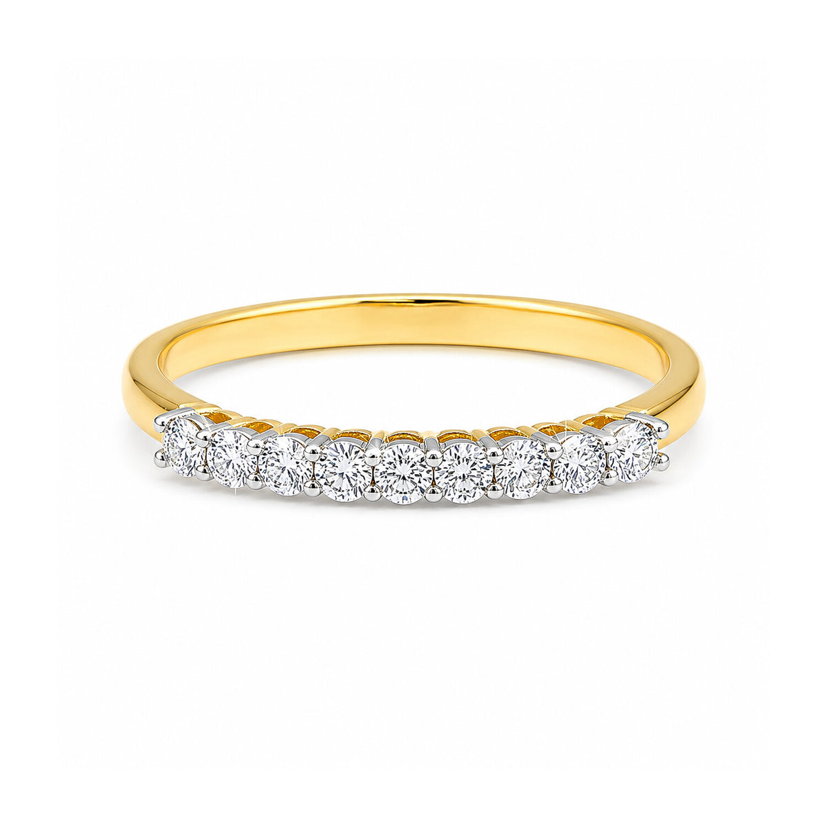 IGI Certified Lab Grown Diamond Round-Cut Solitaire Ring — 14K/18K Solid Gold