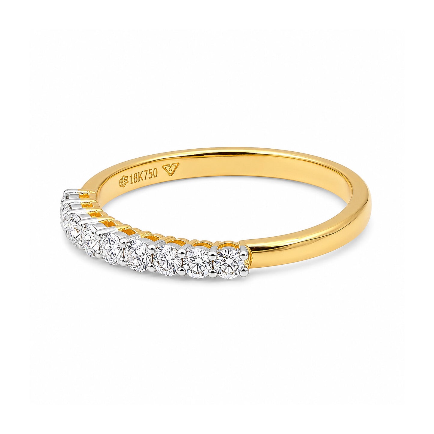 IGI Certified Lab Grown Diamond Round-Cut Solitaire Ring — 14K/18K Solid Gold