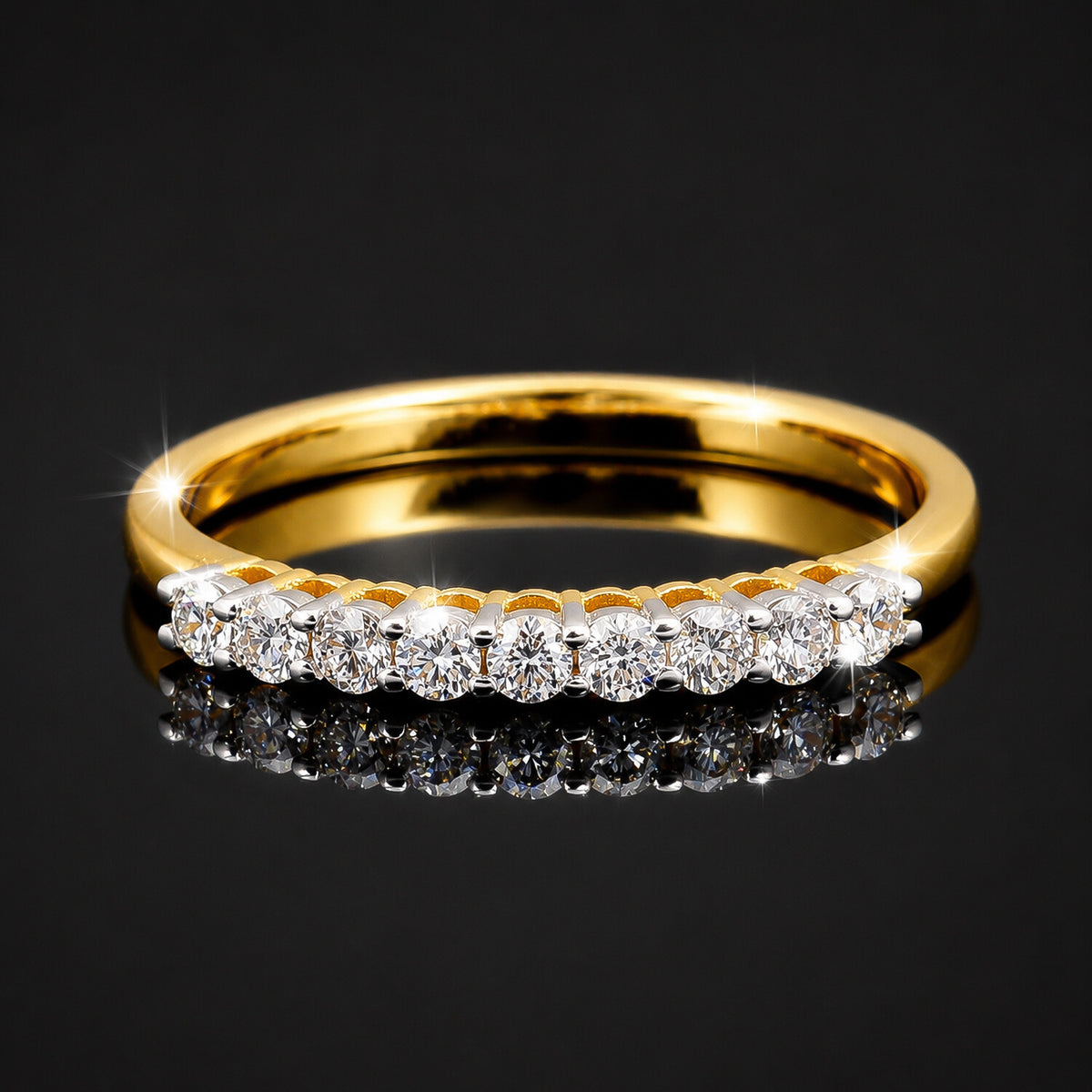 IGI Certified Lab Grown Diamond Round-Cut Solitaire Ring — 14K/18K Solid Gold
