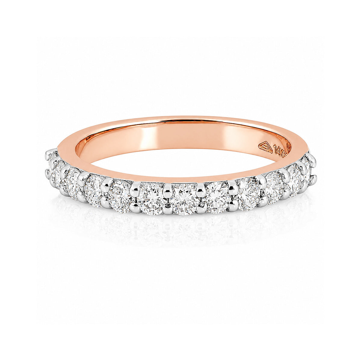IGI Certified Lab Grown Diamond Round-Cut Pave Cluster Ring — 14K/18K Solid Gold