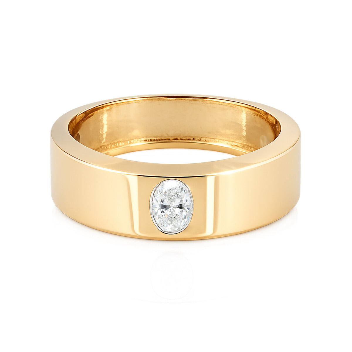 IGI Certified Lab Grown Diamond Round-Cut Solitaire Ring — 18K Solid Gold