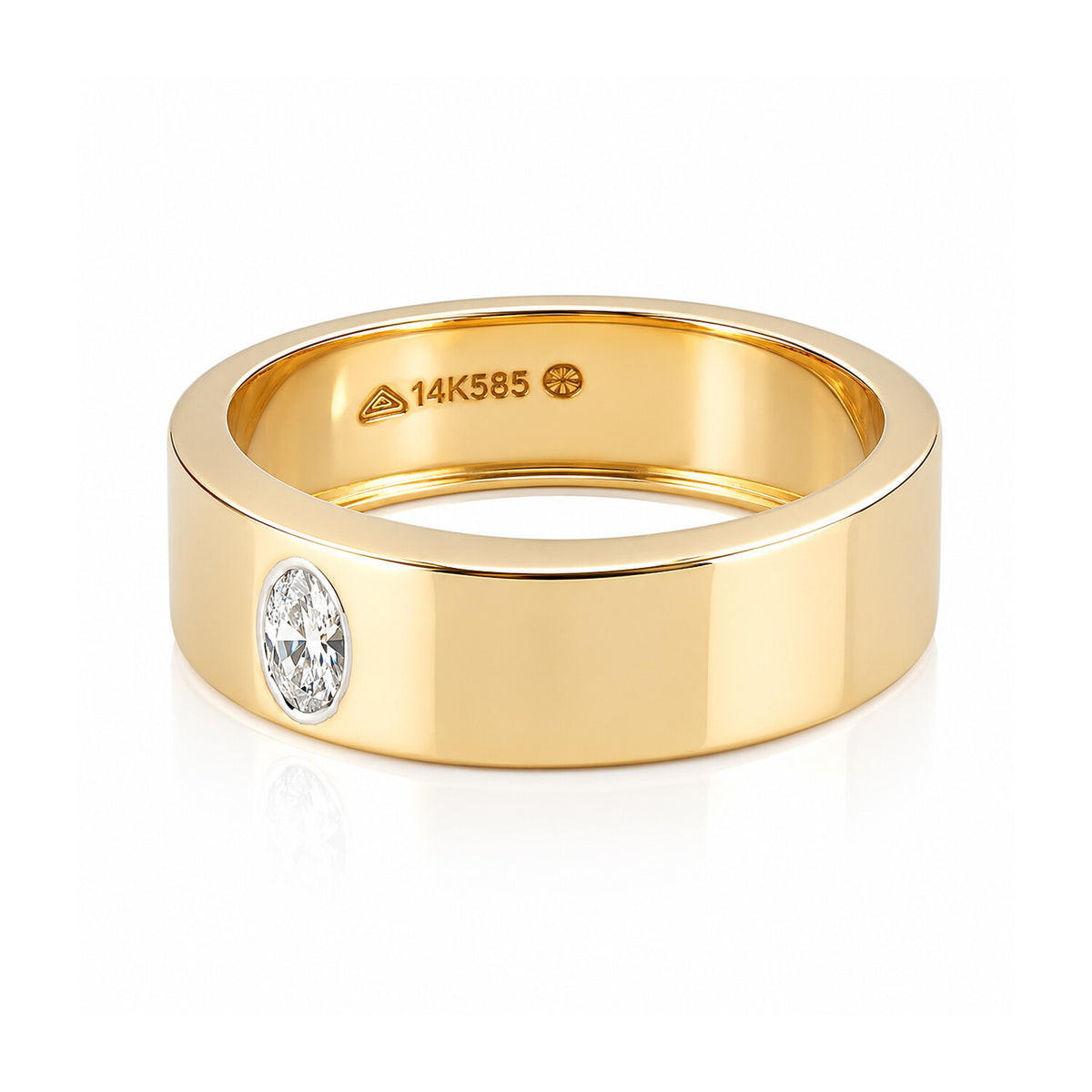 IGI Certified Lab Grown Diamond Round-Cut Solitaire Ring — 18K Solid Gold