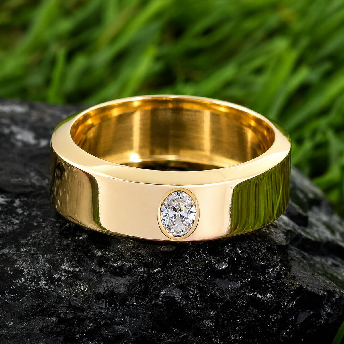 IGI Certified Lab Grown Diamond Round-Cut Solitaire Ring — 18K Solid Gold