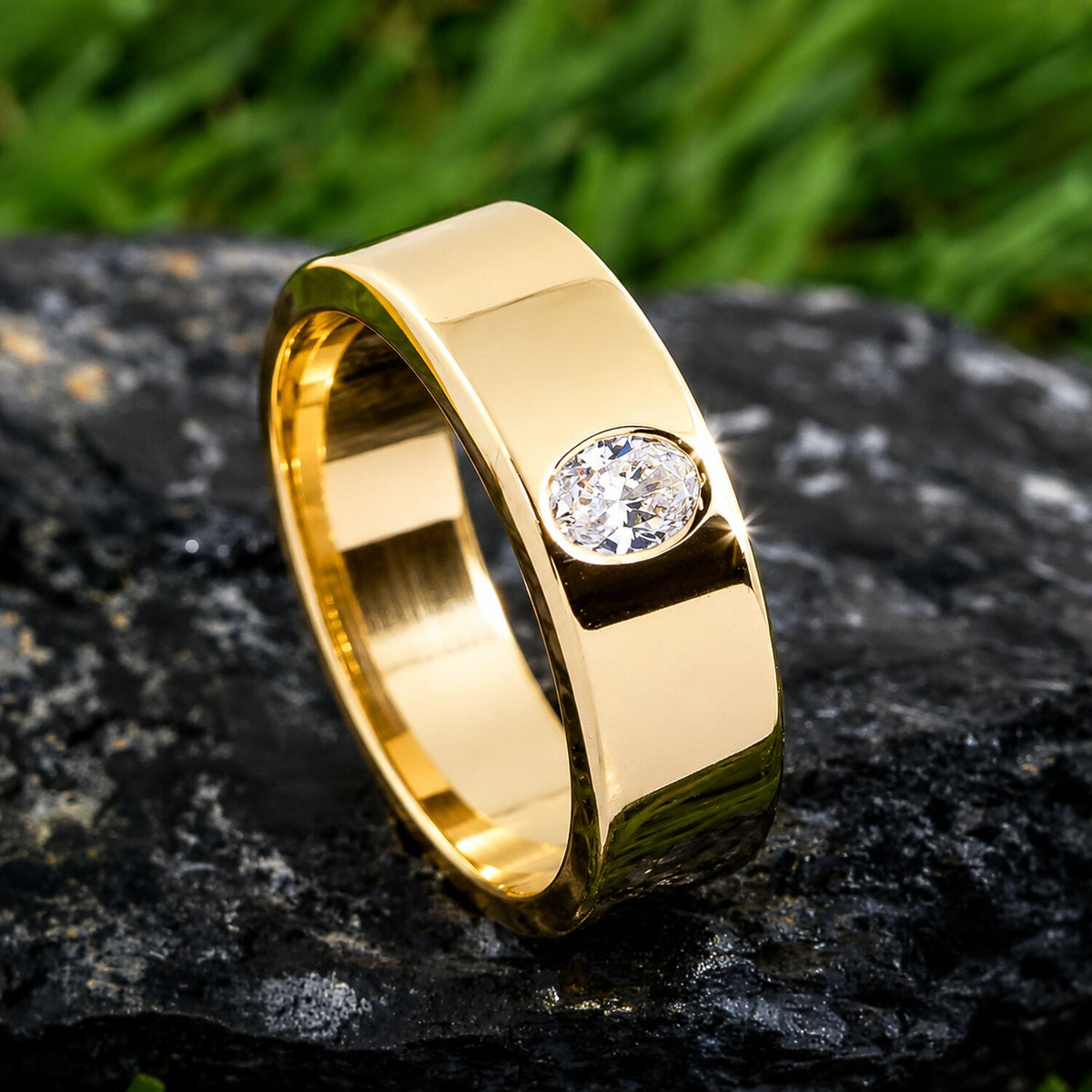 IGI Certified Lab Grown Diamond Round-Cut Solitaire Ring — 18K Solid Gold
