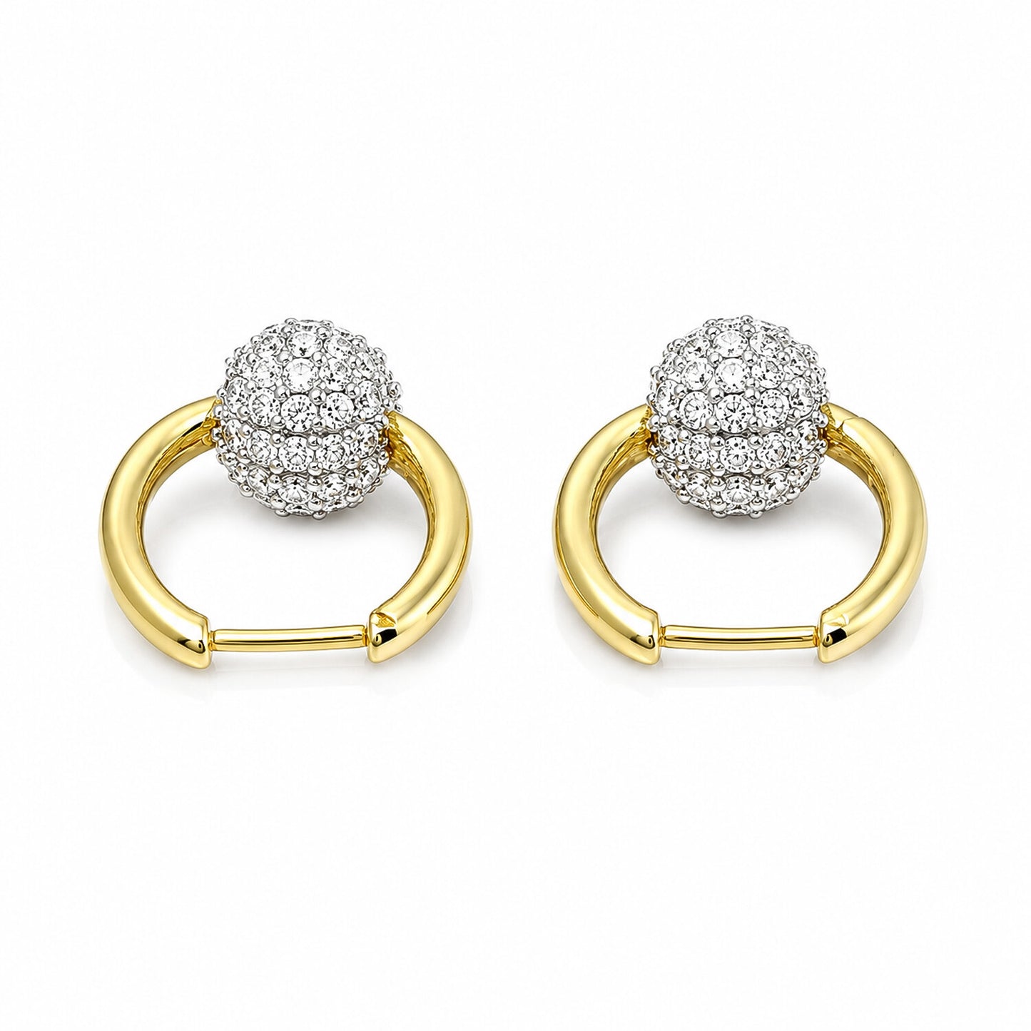 IGI Lab Grown Diamond Solitaire Stud Earrings — 1.3ct T.W., Solid 14K / 18K Gold
