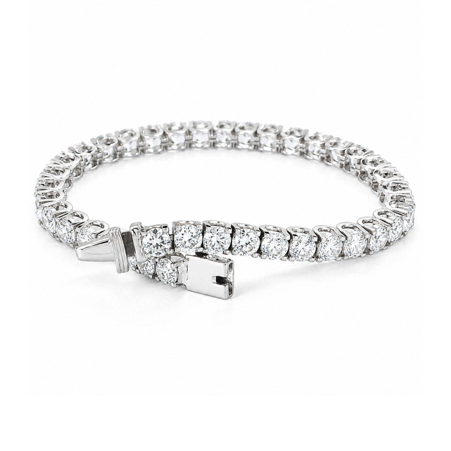 IGI Certified Lab Grown Diamond Link Bracelet — 14K/18K Solid Gold, 5.85 Carat