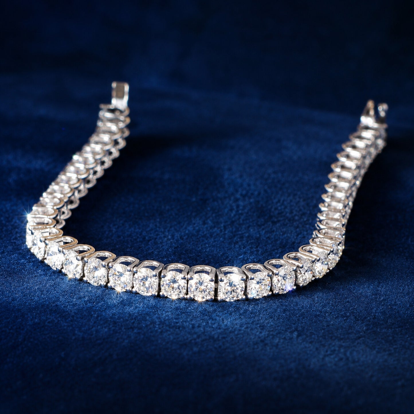 IGI Certified Lab Grown Diamond Link Bracelet — 14K/18K Solid Gold, 5.85 Carat
