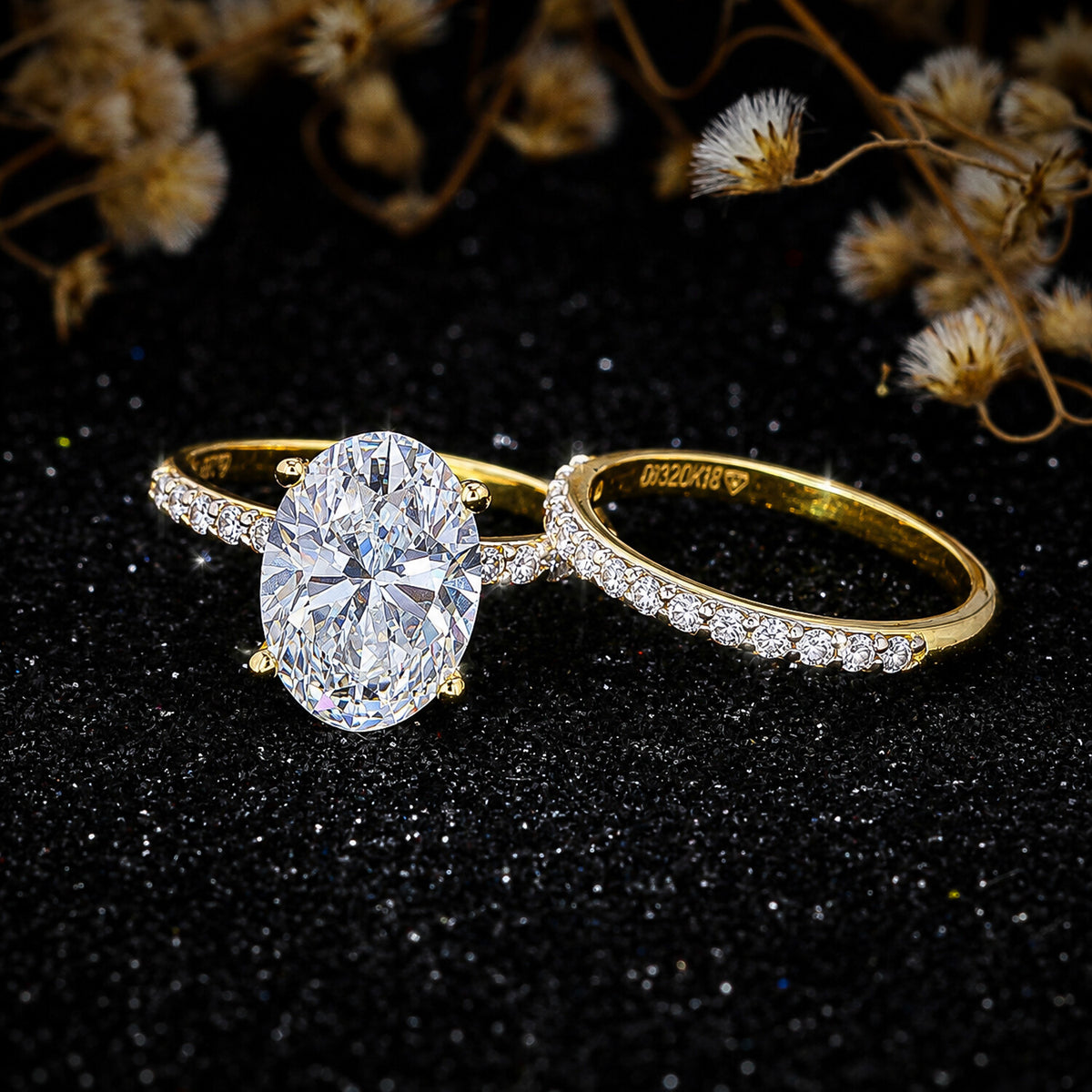 IGI Certified Lab Grown Diamond Round Halo Ring, 0.60ct tw — 14K/18K Solid Gold