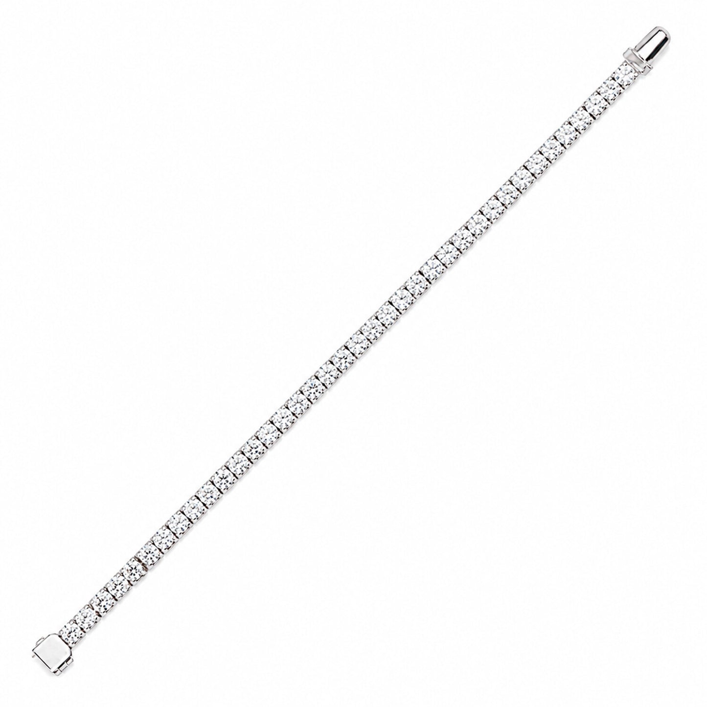 IGI Certified Lab Grown Diamond Tennis Bracelet — 18K Solid Gold, 5.4 Carat