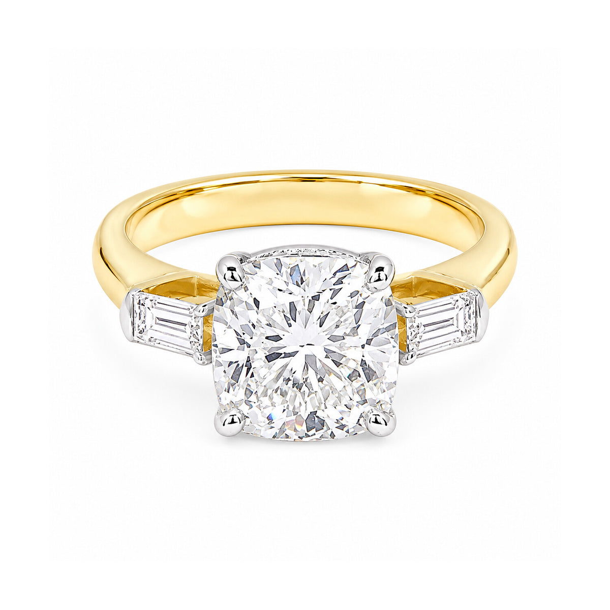 IGI Certified Lab Grown Diamond Round-Cut Ring — Solid 14K and 18K Gold