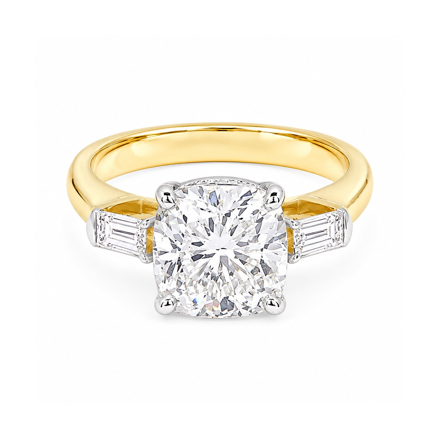 IGI Certified Lab Grown Diamond Round-Cut Ring — Solid 14K and 18K Gold